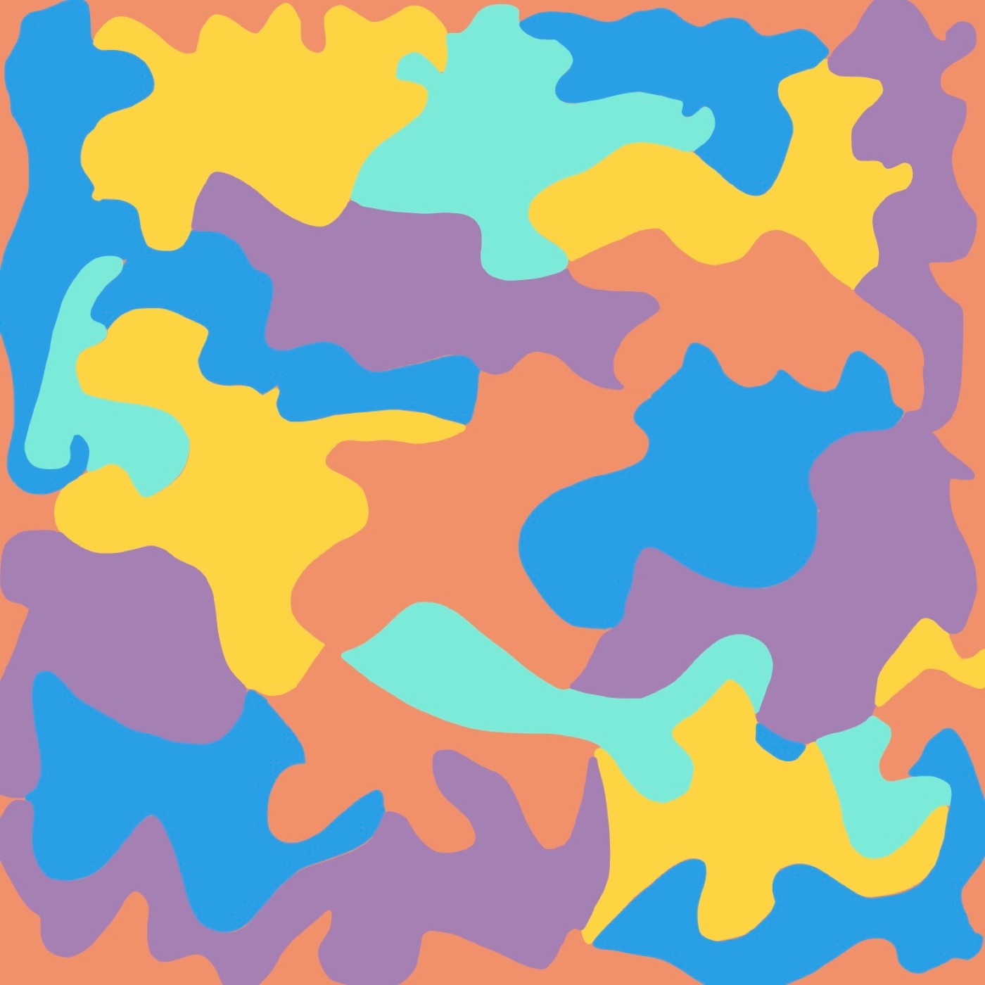Tâches par Jamal H’meida — motif de carreau de ciment