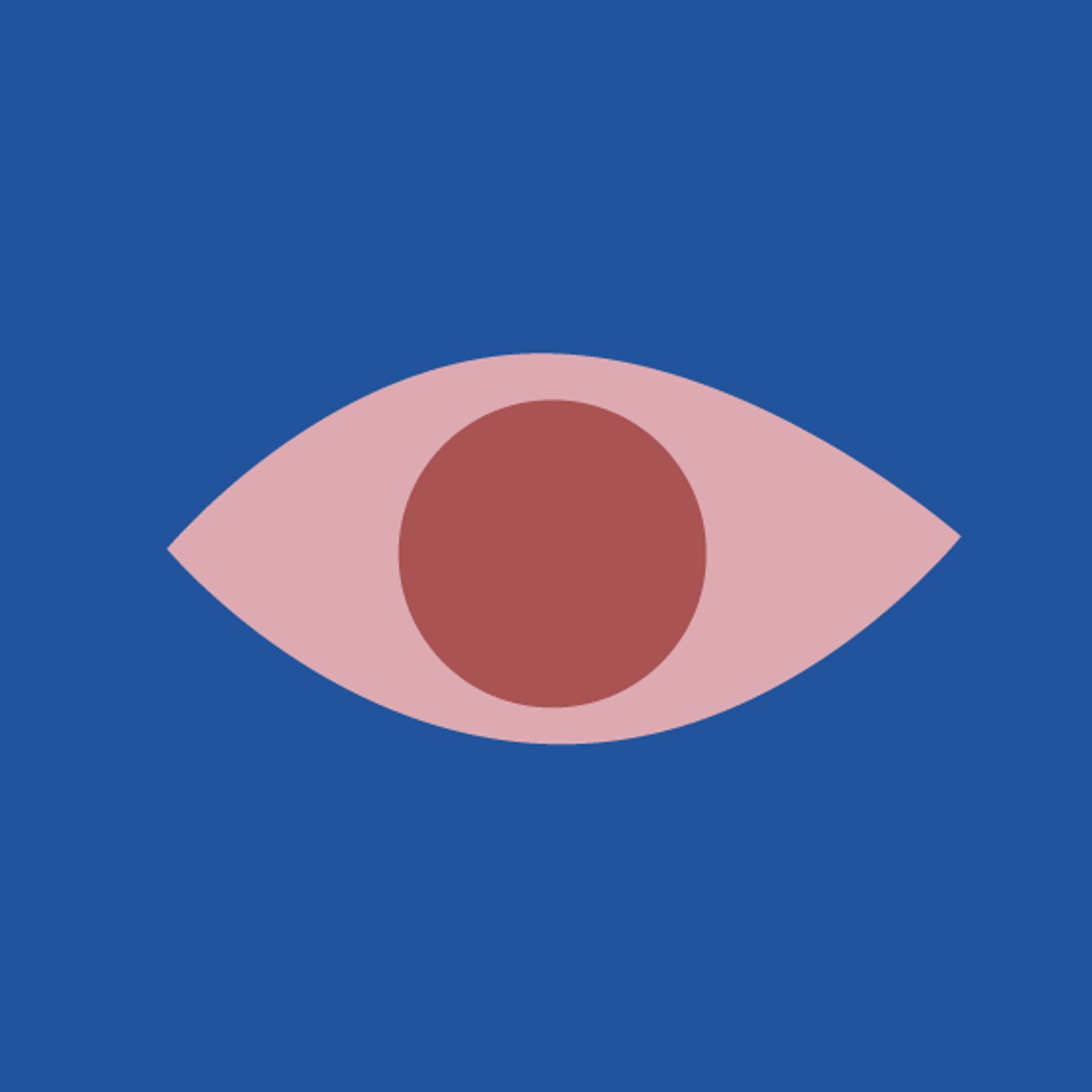 Je t’ai à l’oeil par Régine Bourgeois — motif de carreau de ciment