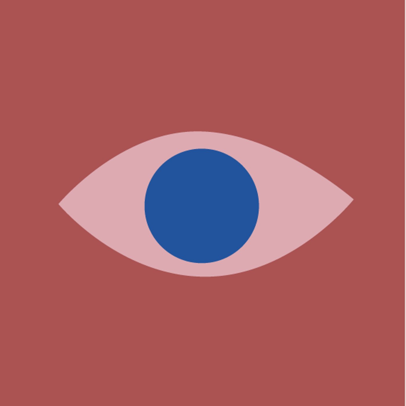 Je t’ai à l’oeil par Régine Bourgeois — motif de carreau de ciment
