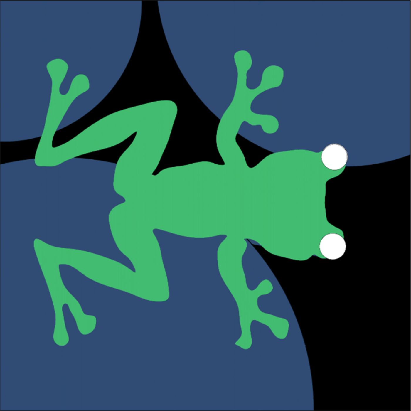 Crazy frog par Victoria S. — motif de carreau de ciment