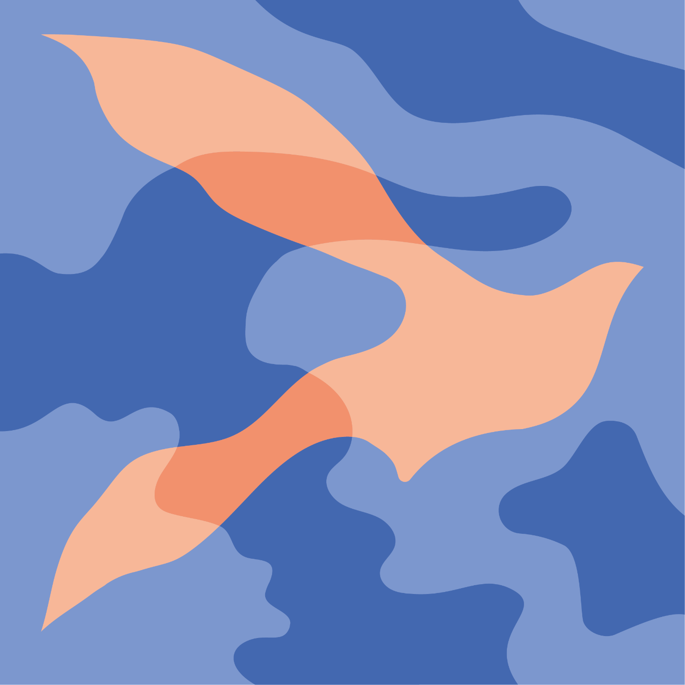 Murmuration par Alix Le Coq — motif de carreau de ciment