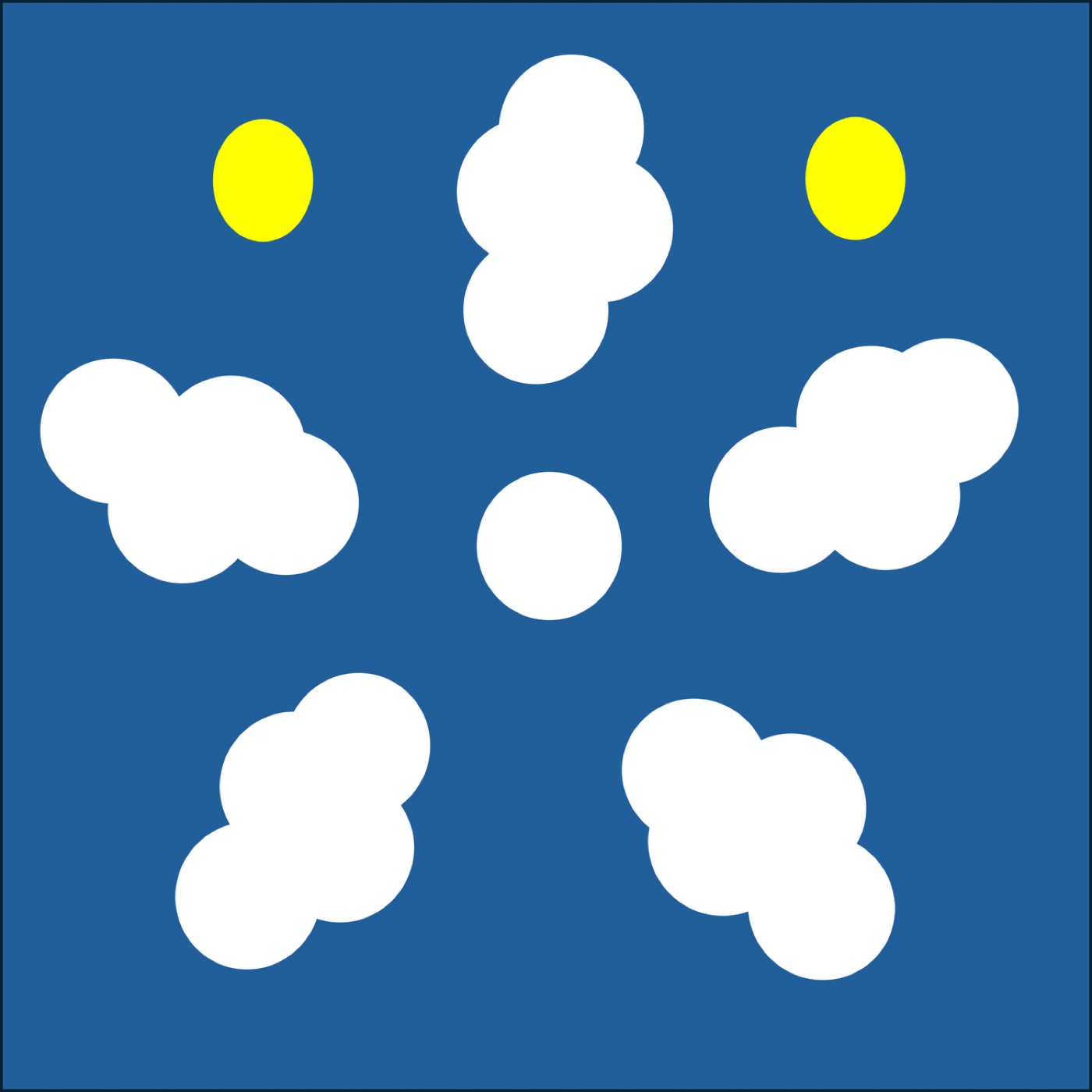 Nuage par Anne Foliedesbols — motif de carreau de ciment