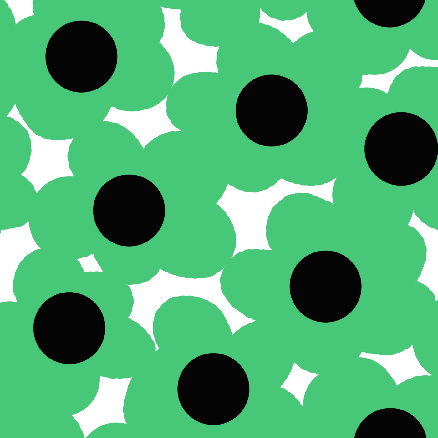 Fleur de nuage par Marielle Debethune — motif de carreau de ciment
