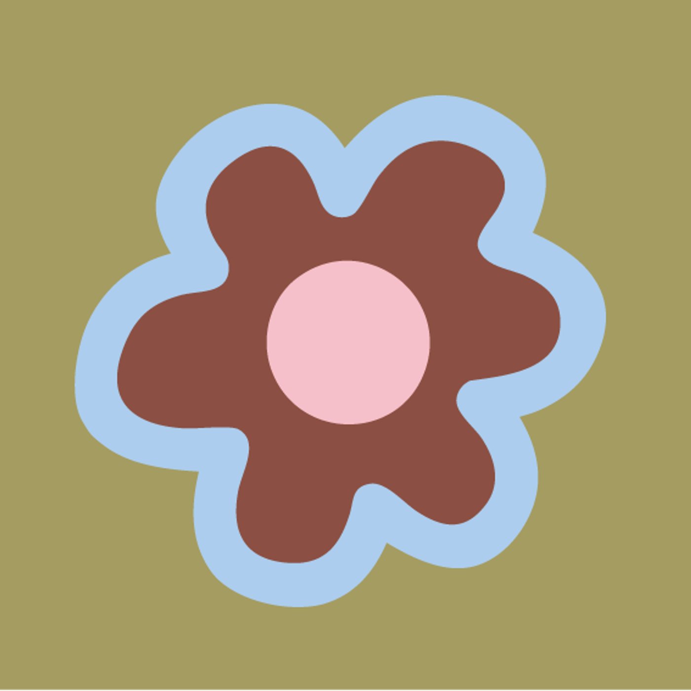 Funky bloom par Mille design // Camille laurence — motif de carreau de ciment
