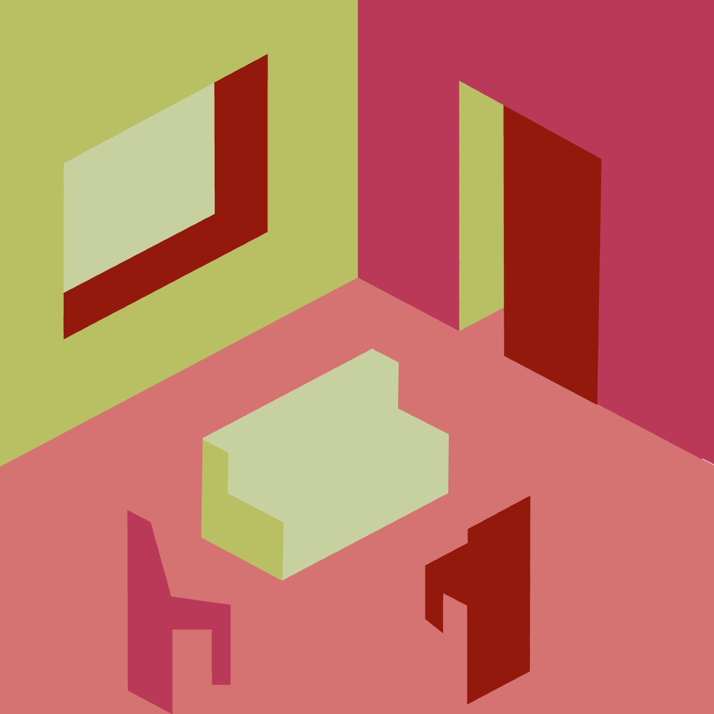 Habiter la couleur par Justine SCHOEDER — motif de carreau de ciment