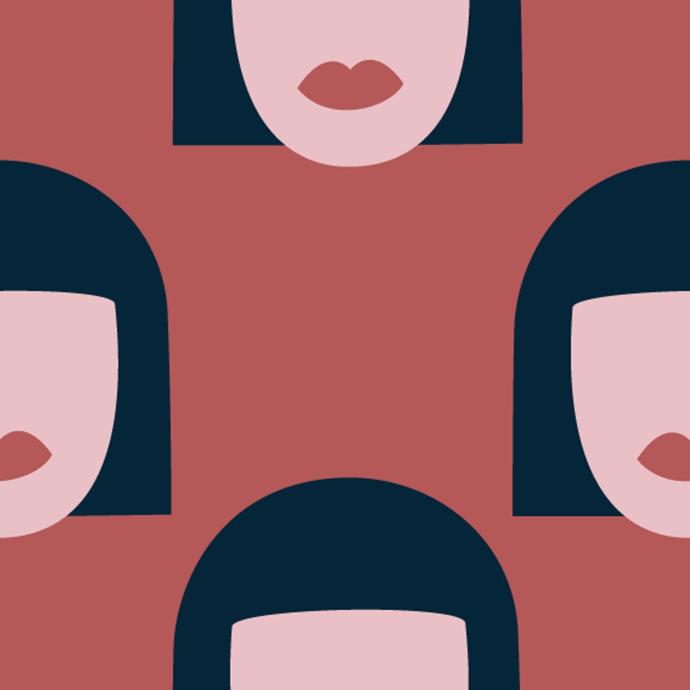 Girl par Camille CHOQUET — motif de carreau de ciment
