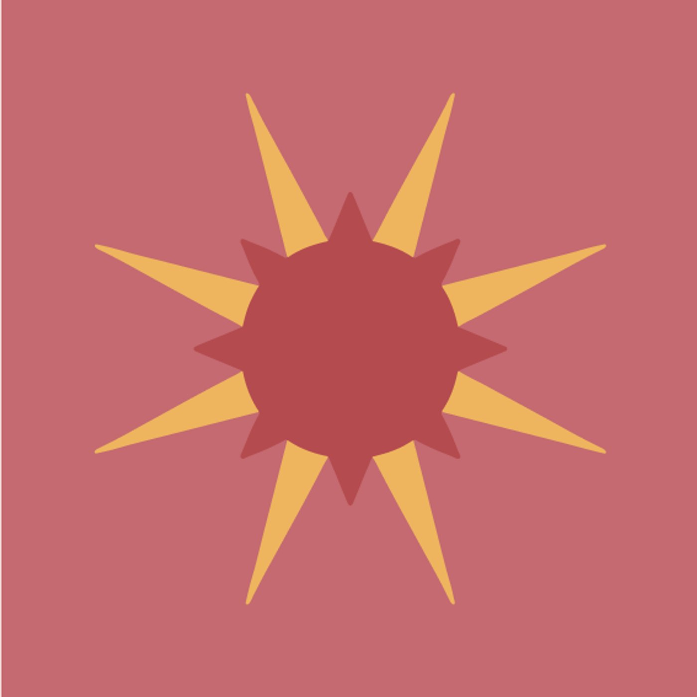 Soleil changeant par Sarah Anthony — motif de carreau de ciment