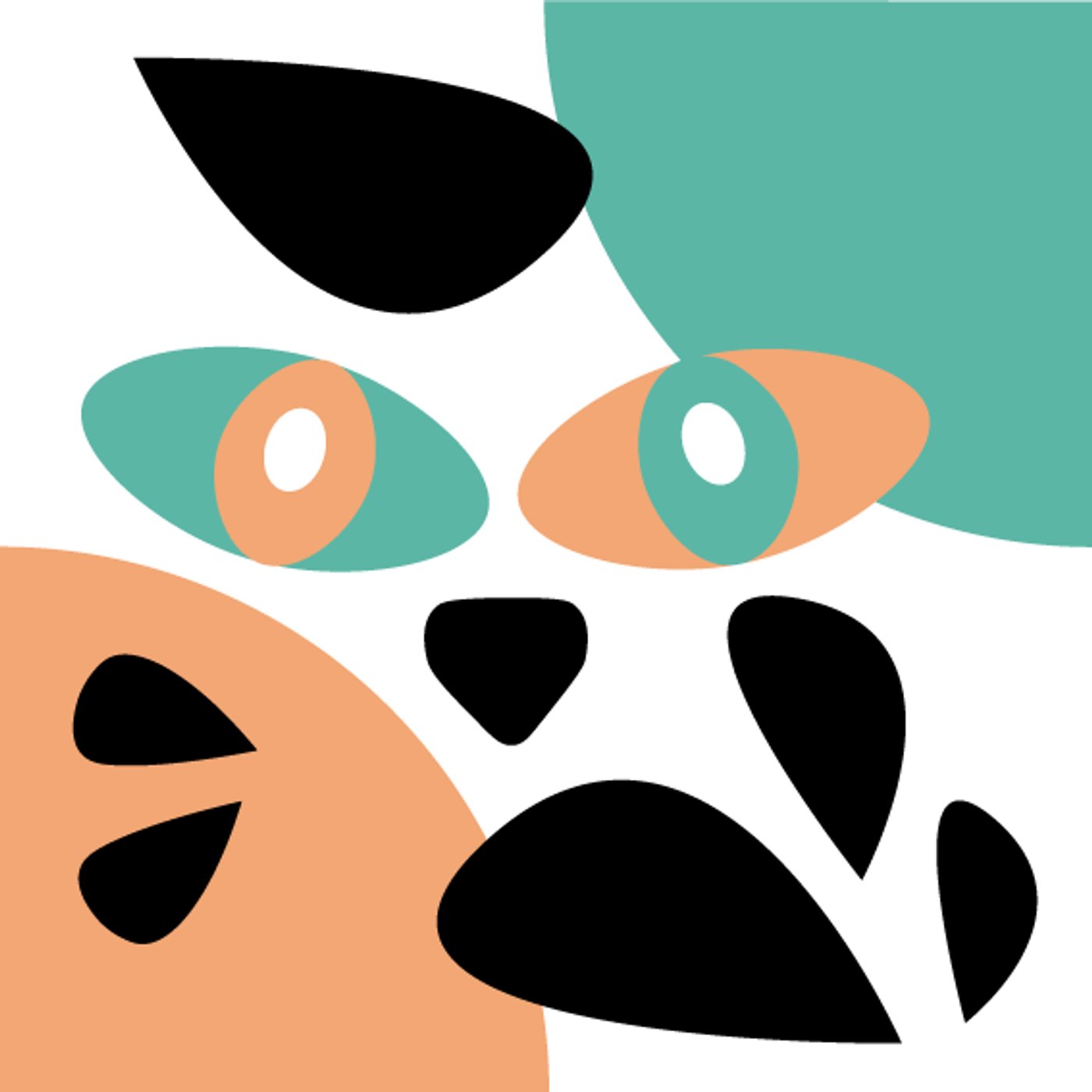 Comme Chat et ? par Virginie Sissi Florence — motif de carreau de ciment