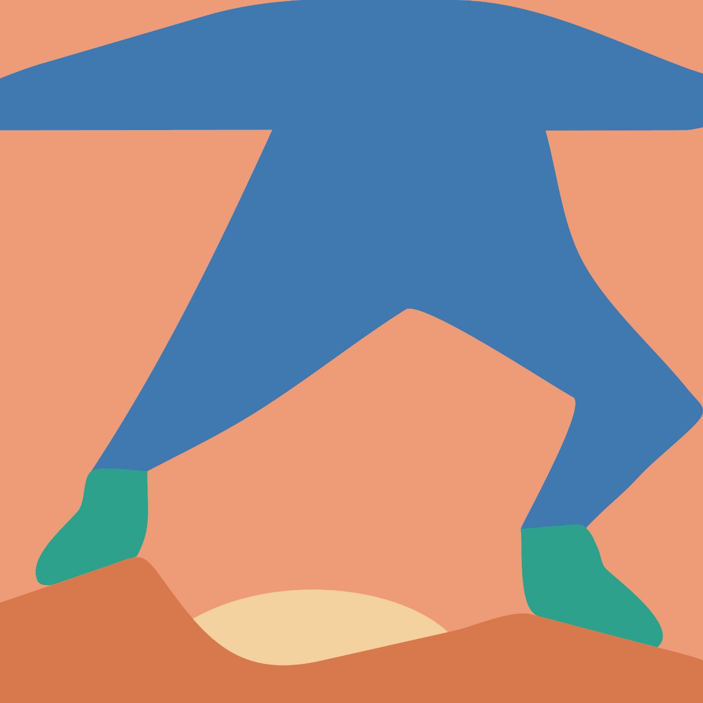 Danse du matin par Sophie PERONNET — motif de carreau de ciment