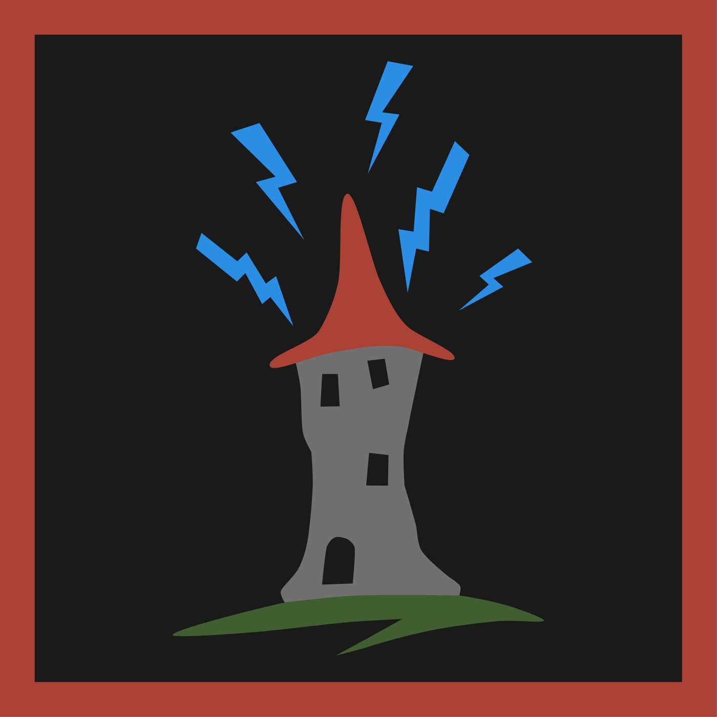 Wizard Tower par Hippox L — motif de carreau de ciment