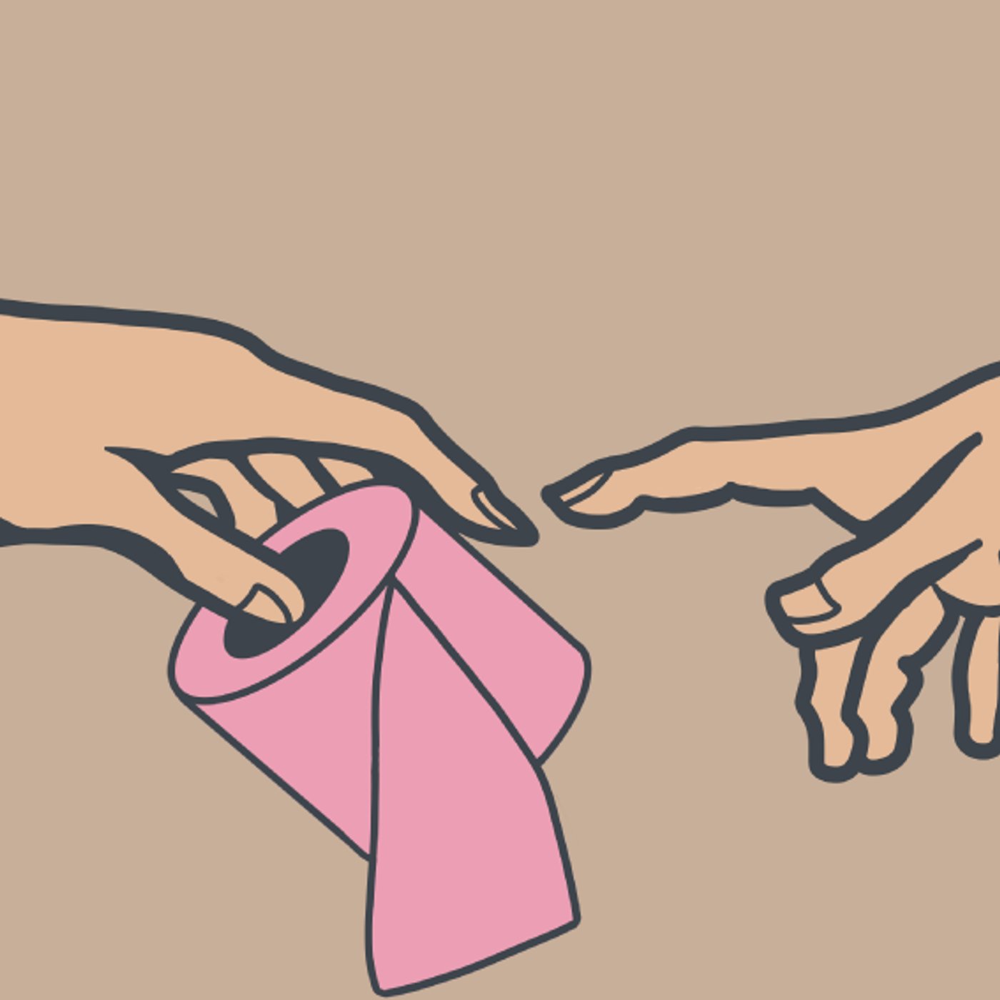 La création d’Adam ?? par CASTREC ALICE — motif de carreau de ciment