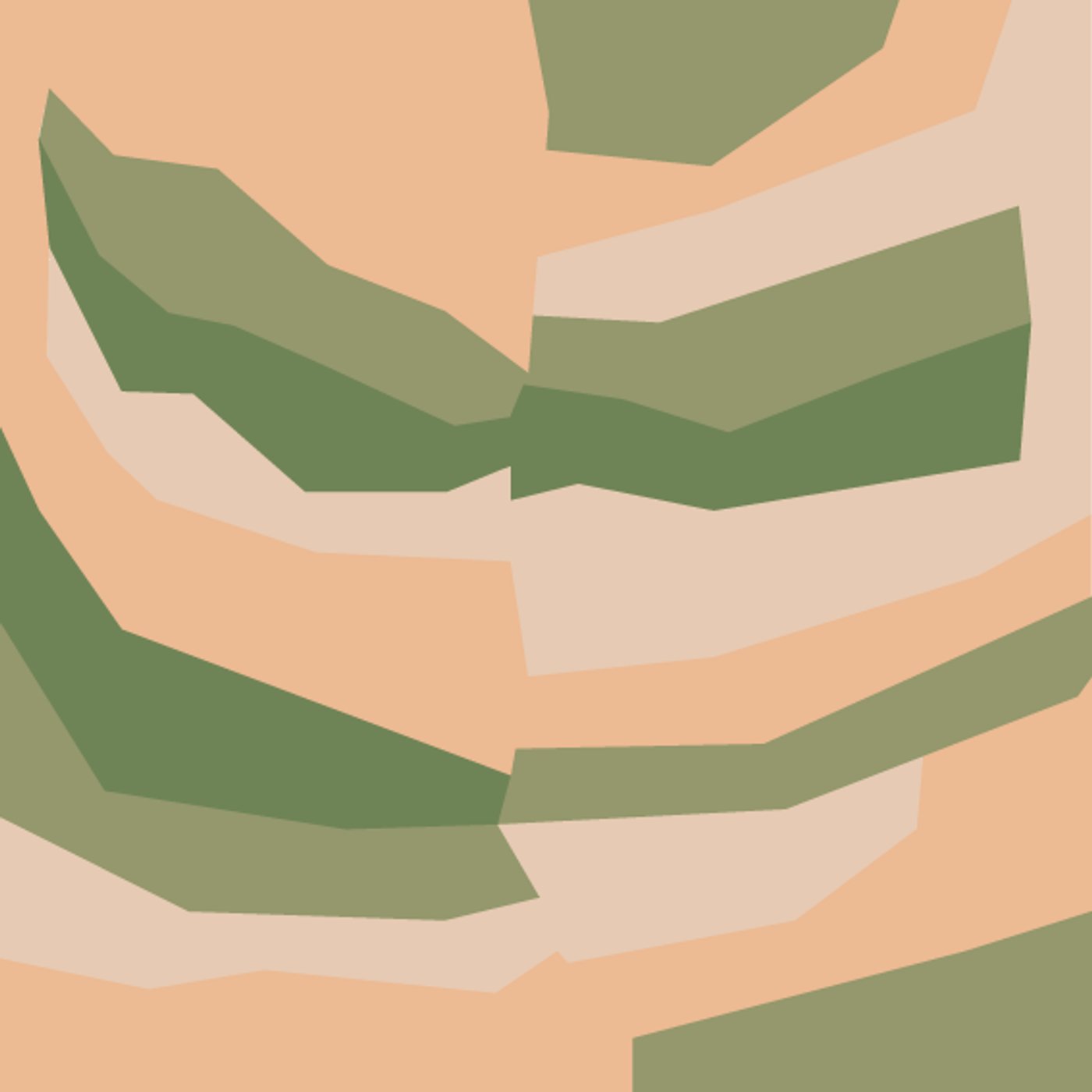 Calathea par Camille Bouguyon — motif de carreau de ciment
