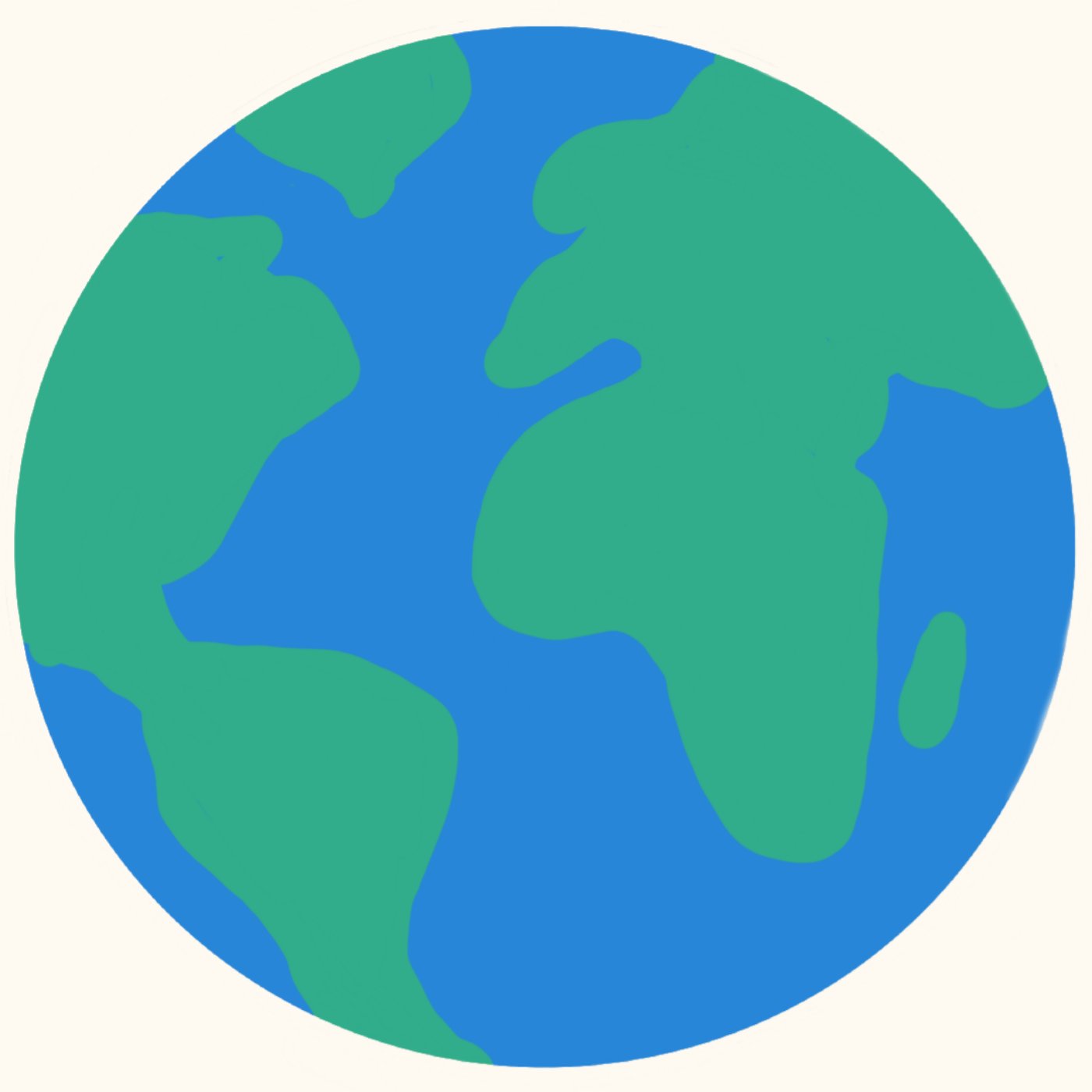 La terre par Marion Almeida — motif de carreau de ciment