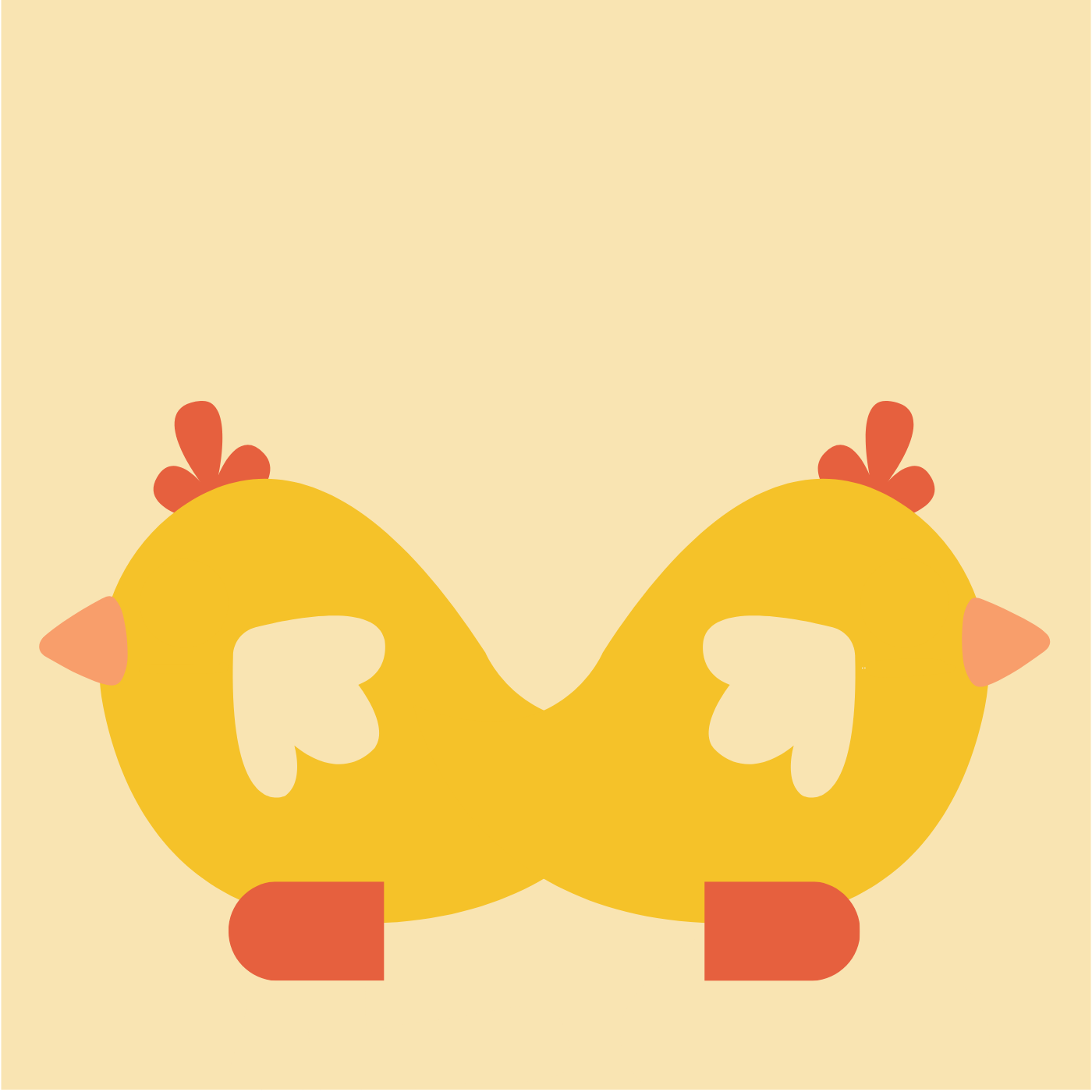 Chicks par Jessica Boutoille — motif de carreau de ciment