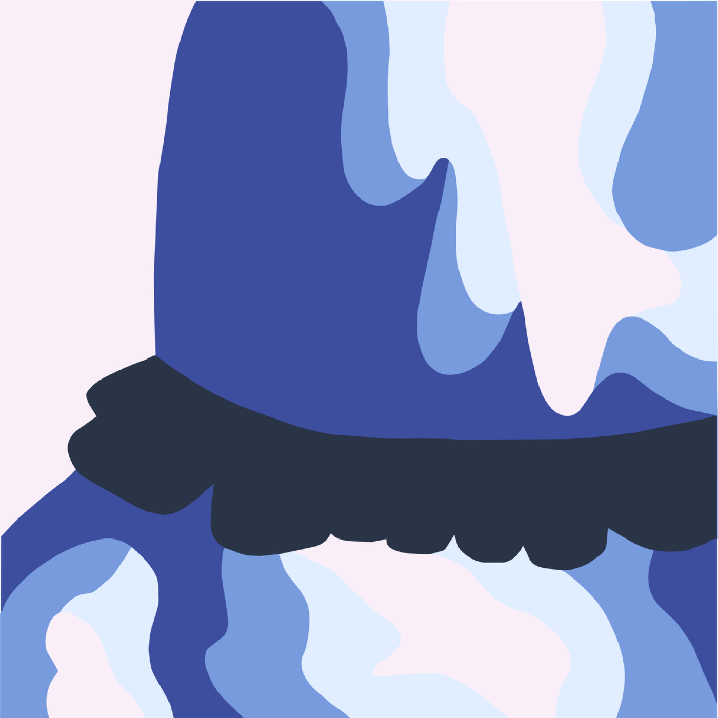 Chapeaux par Caroline Herbach — motif de carreau de ciment