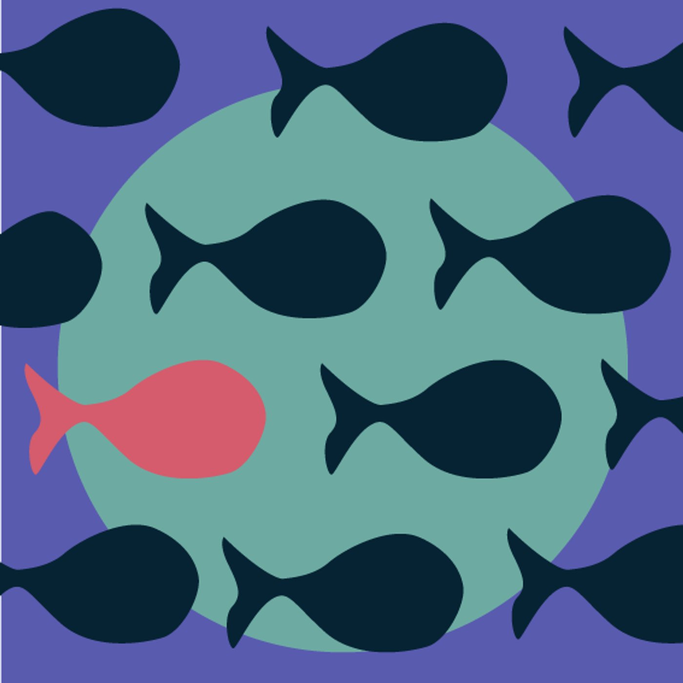 Save the fish par Maelle Le Gal — motif de carreau de ciment