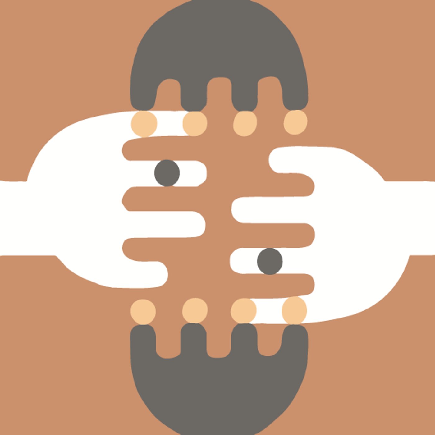 Growing together par Very Slow Studio — motif de carreau de ciment