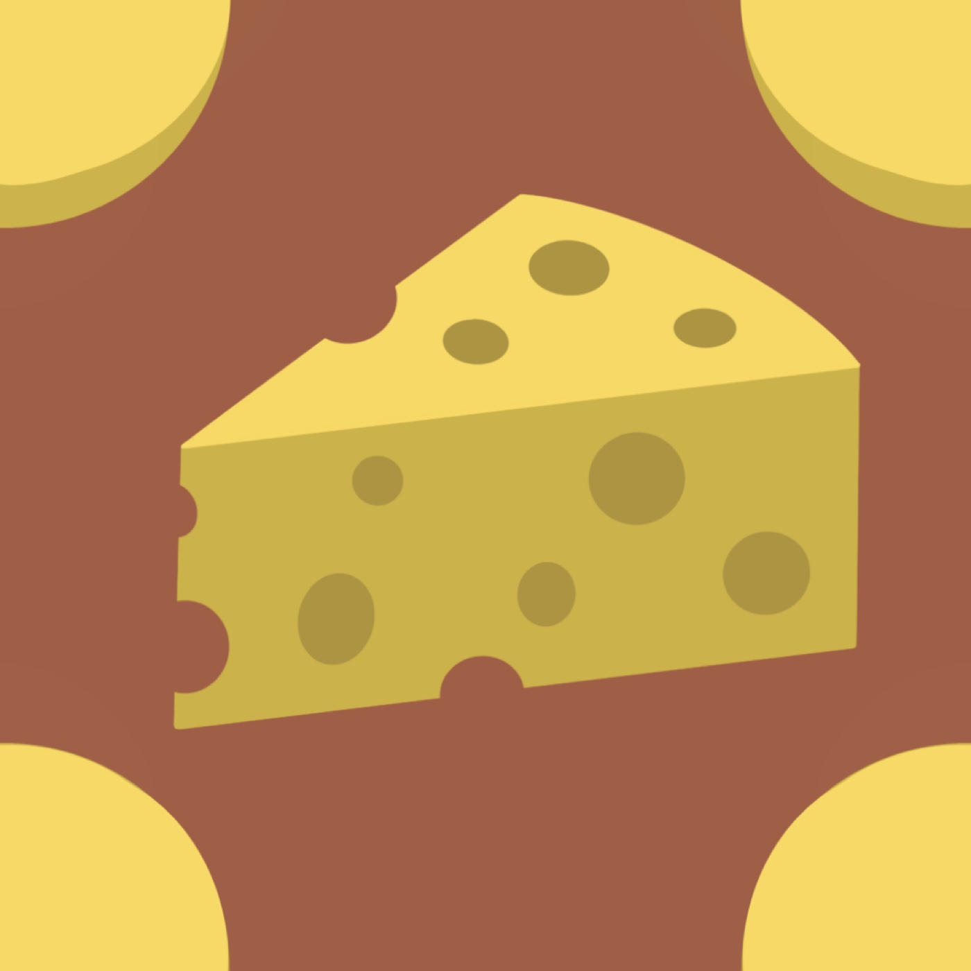 L’hymne au fromage par Kelly Martin — motif de carreau de ciment