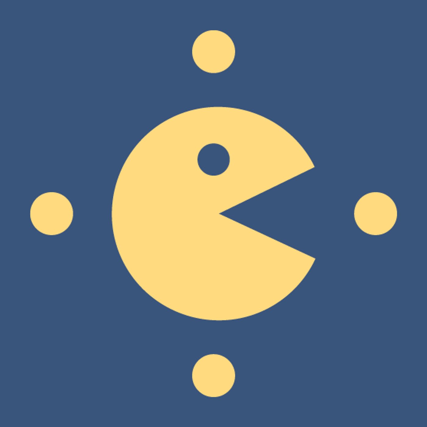 Pac Man Simple par Bérengère Somma — motif de carreau de ciment