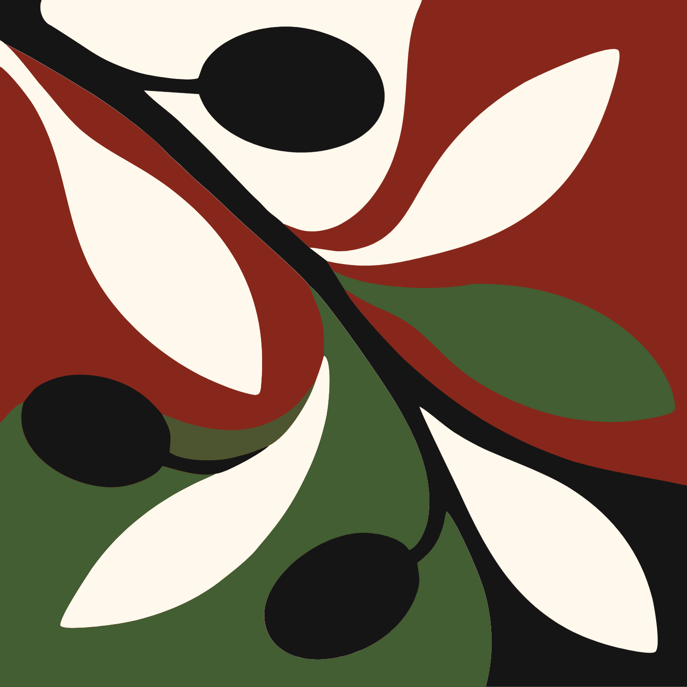 Solidarité/Tadāmun/Solidaridad par Aurorisa Mateo — motif de carreau de ciment