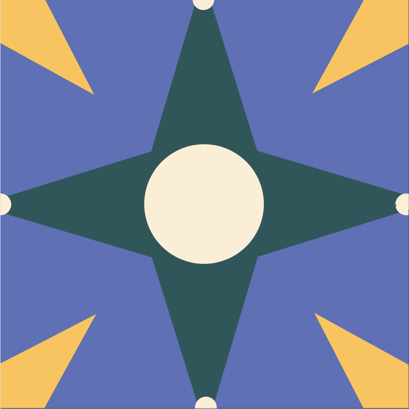 Astres par virginie Nicollet — motif de carreau de ciment