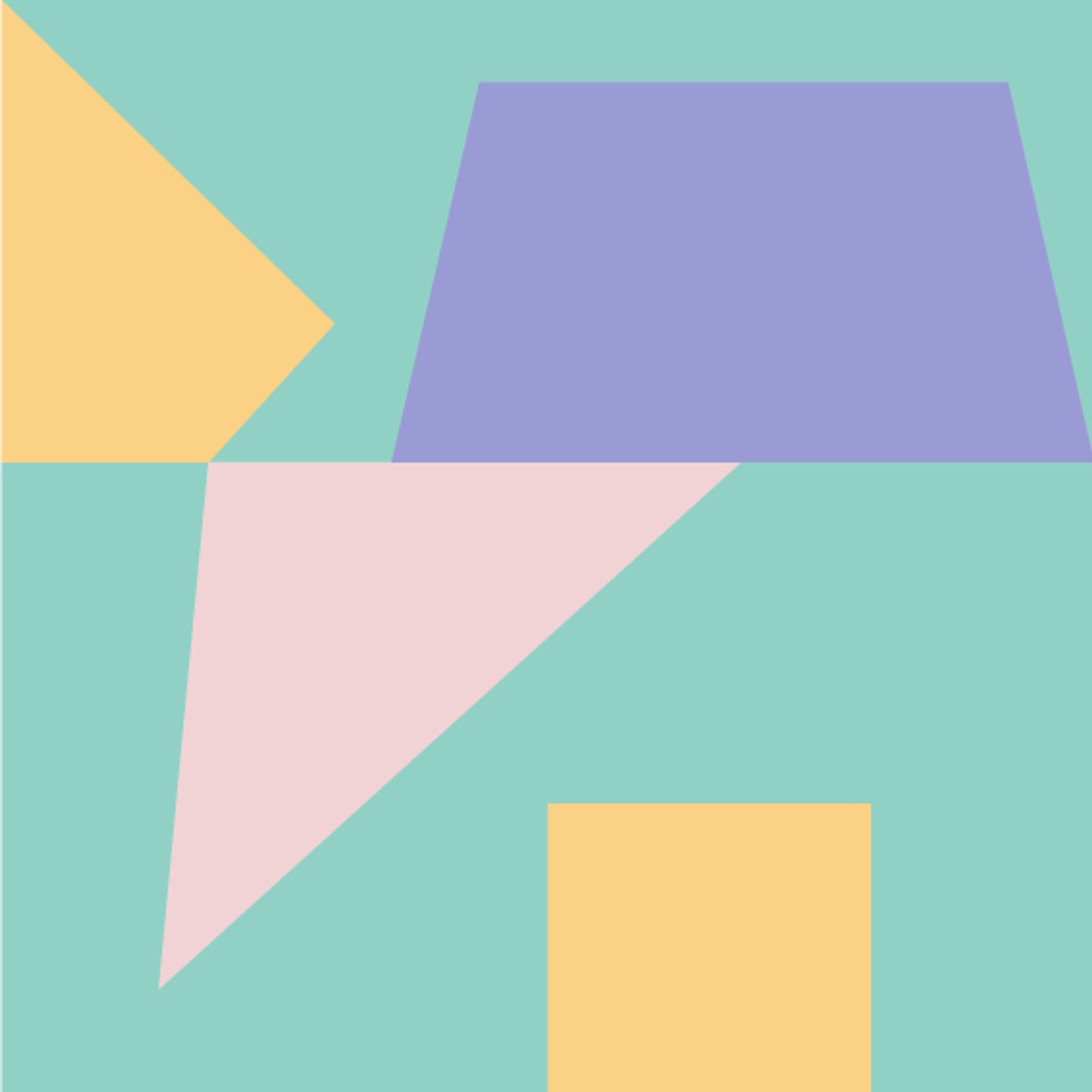 Tangram Tiles par Daniela di Niro (DesigndN) — motif de carreau de ciment