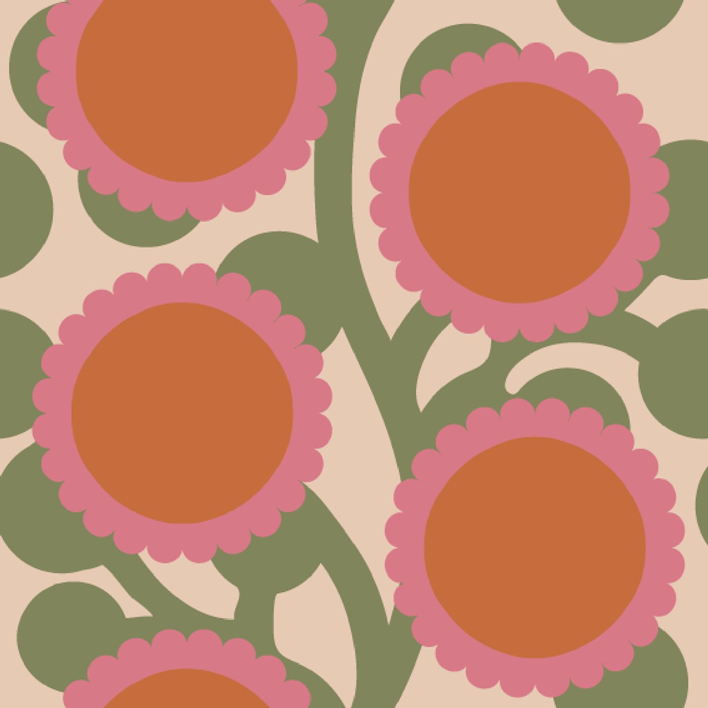SUNRISE par Laurie Lecou — motif de carreau de ciment