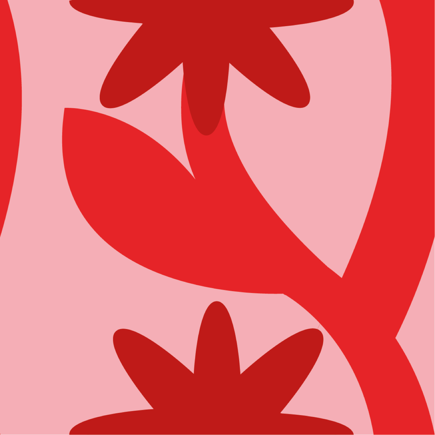 Floraison par Clotilde Pelletier — motif de carreau de ciment
