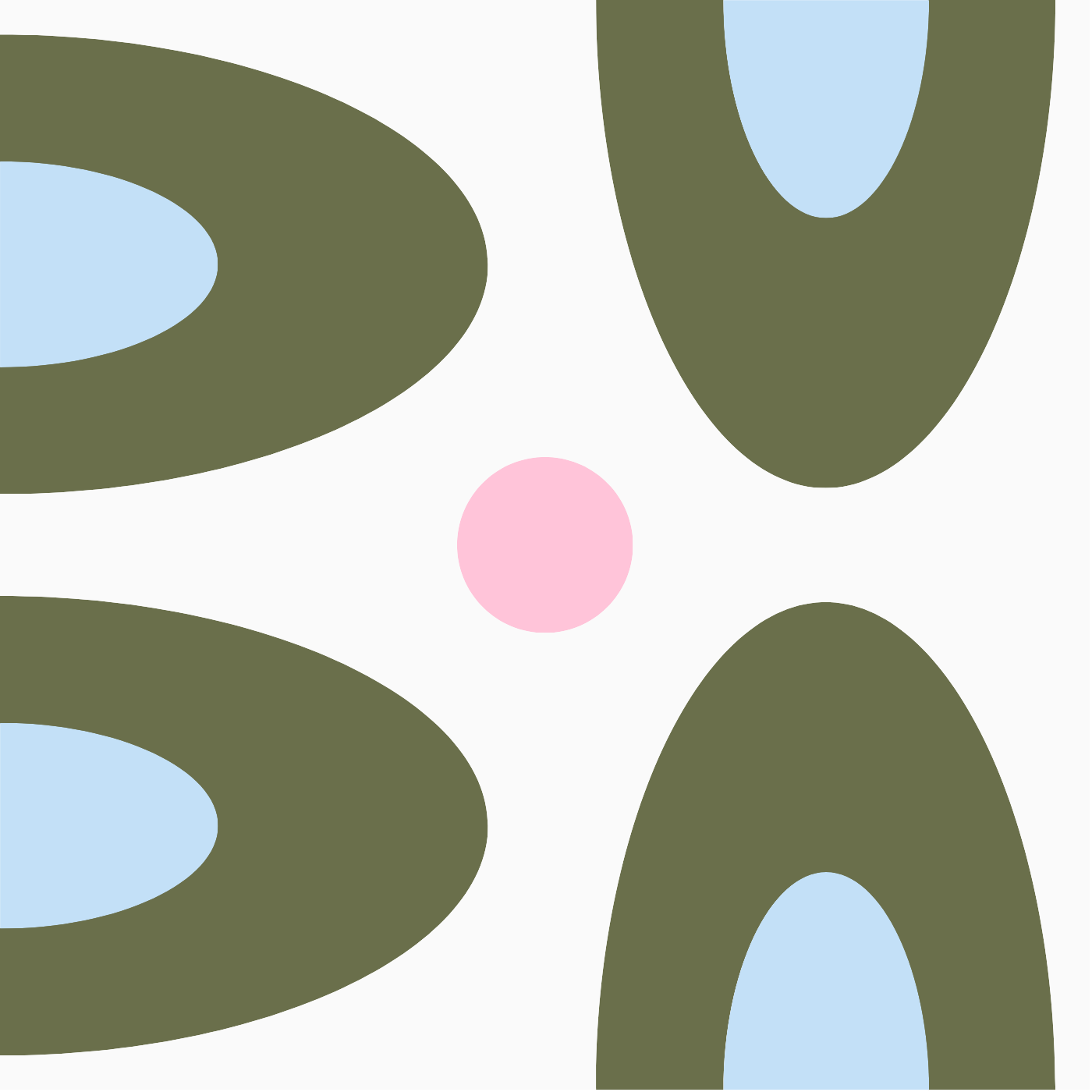 Les barquettes vertes par Marie Chevrier — motif de carreau de ciment