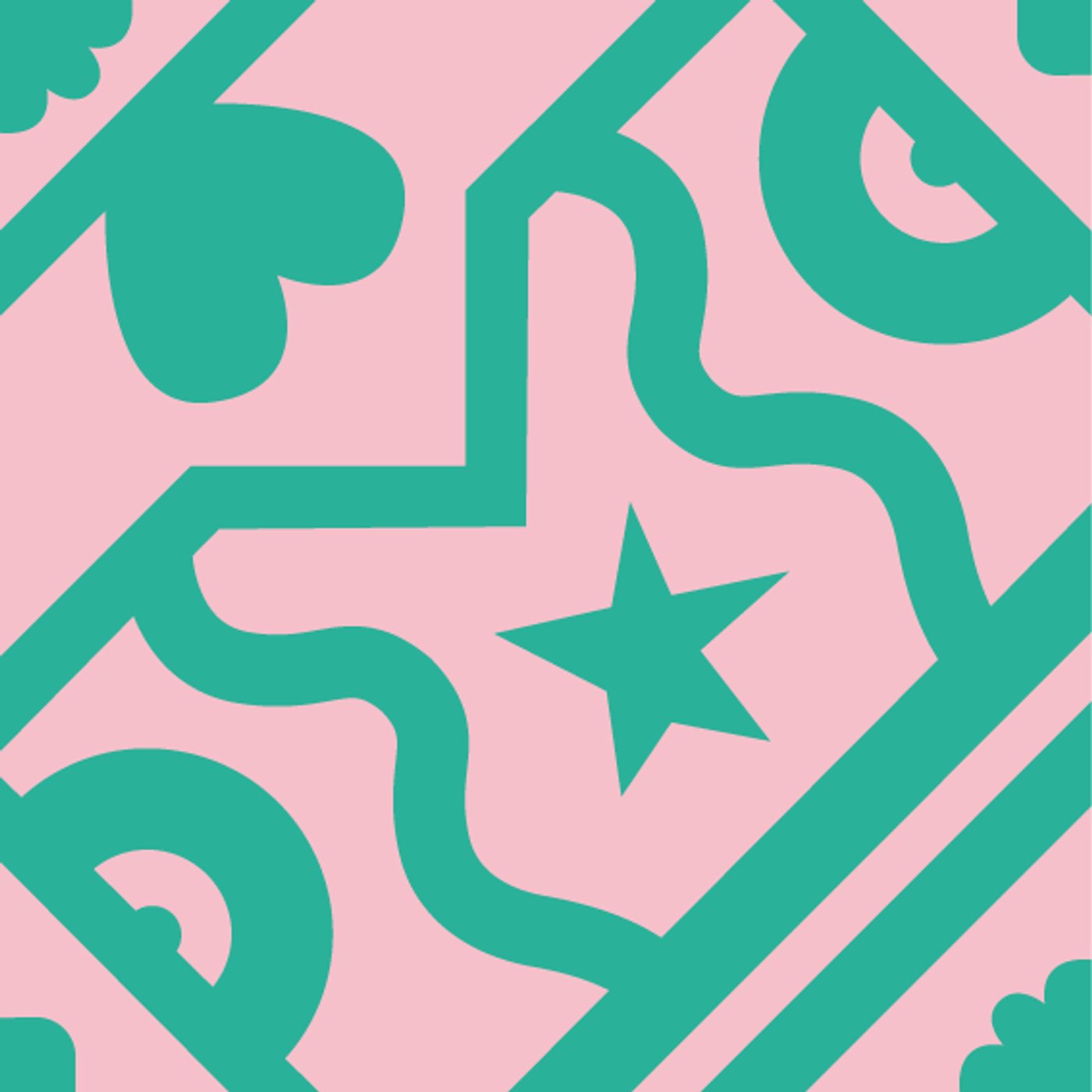Chave par Lucie Röpke — motif de carreau de ciment