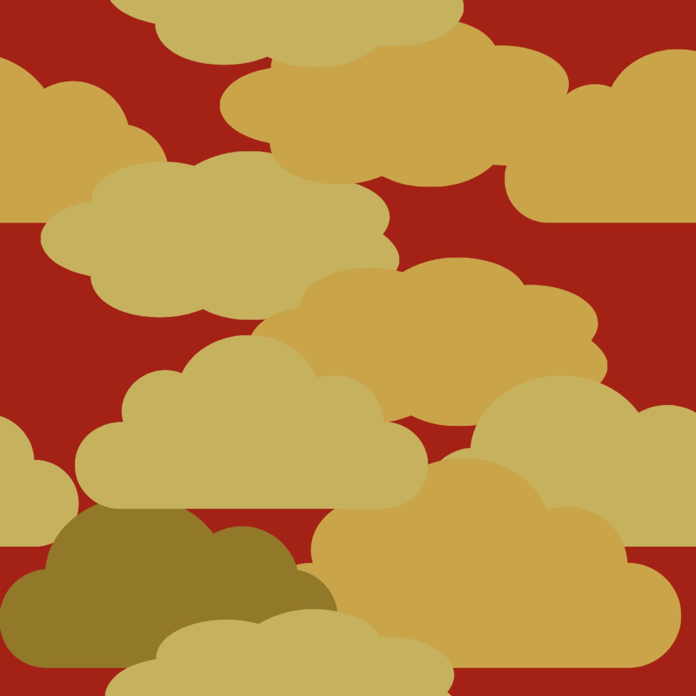 Nuages par Raphaël BOCHER — motif de carreau de ciment