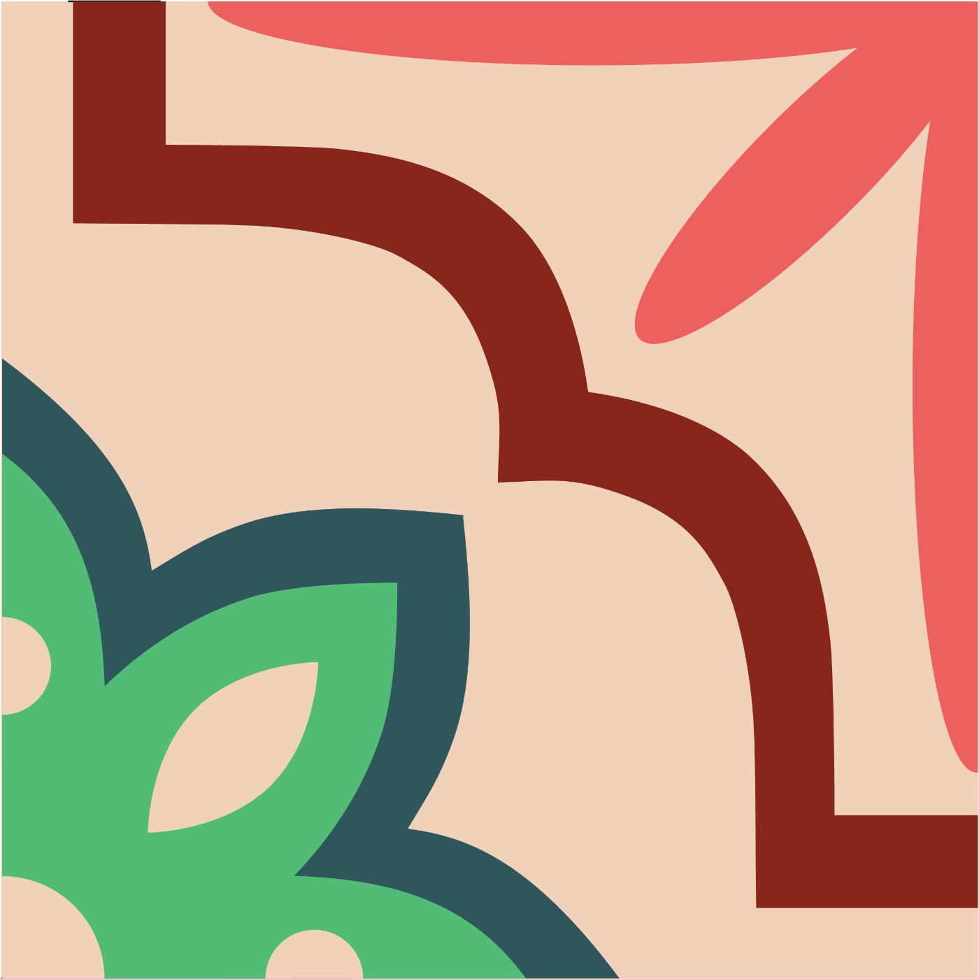 QUIES par ludivine frances — motif de carreau de ciment