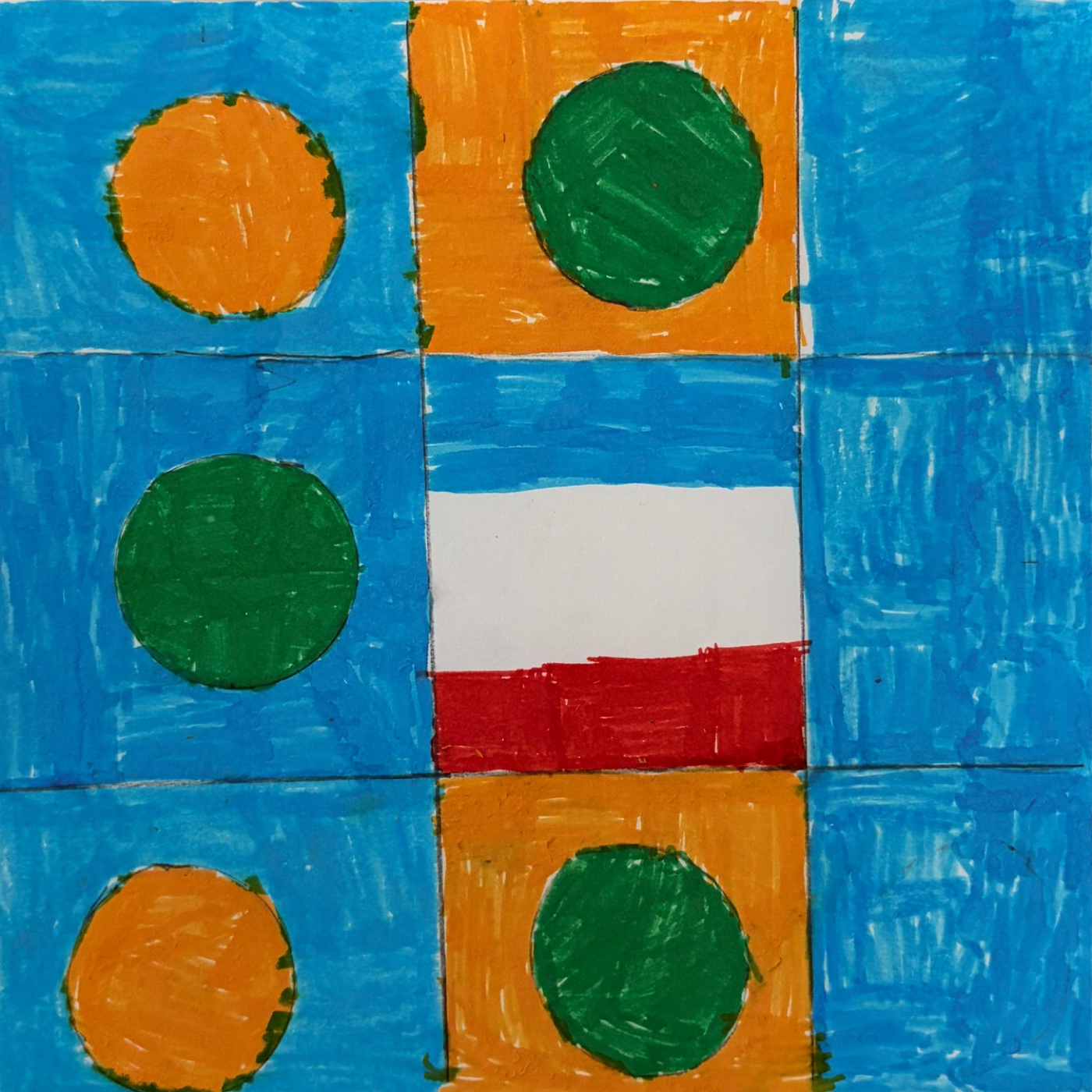 Classe de CE-CM bilingue breton par Marine BOUYER — motif de carreau de ciment