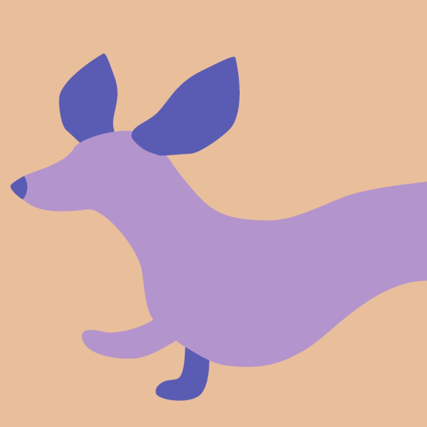 doggy saucisse par AnmA — — motif de carreau de ciment