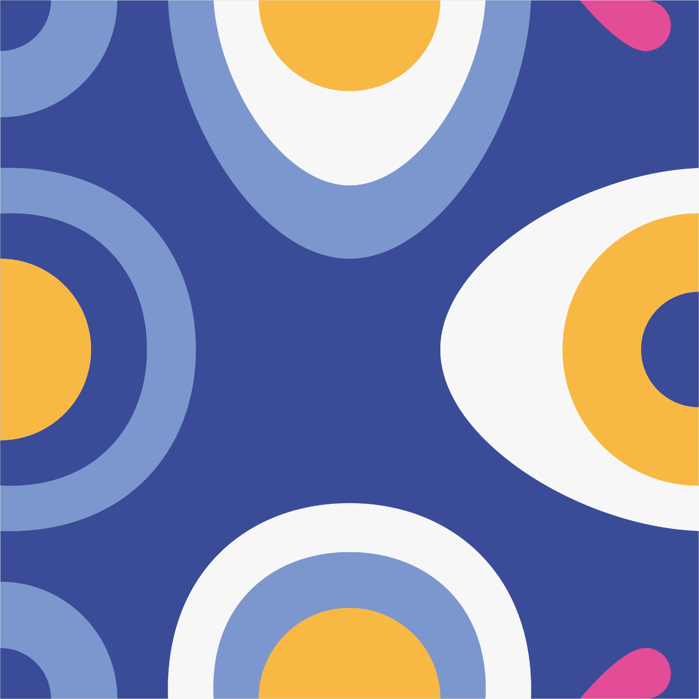 Œil pour œuf par Titicazu Titicazu — motif de carreau de ciment