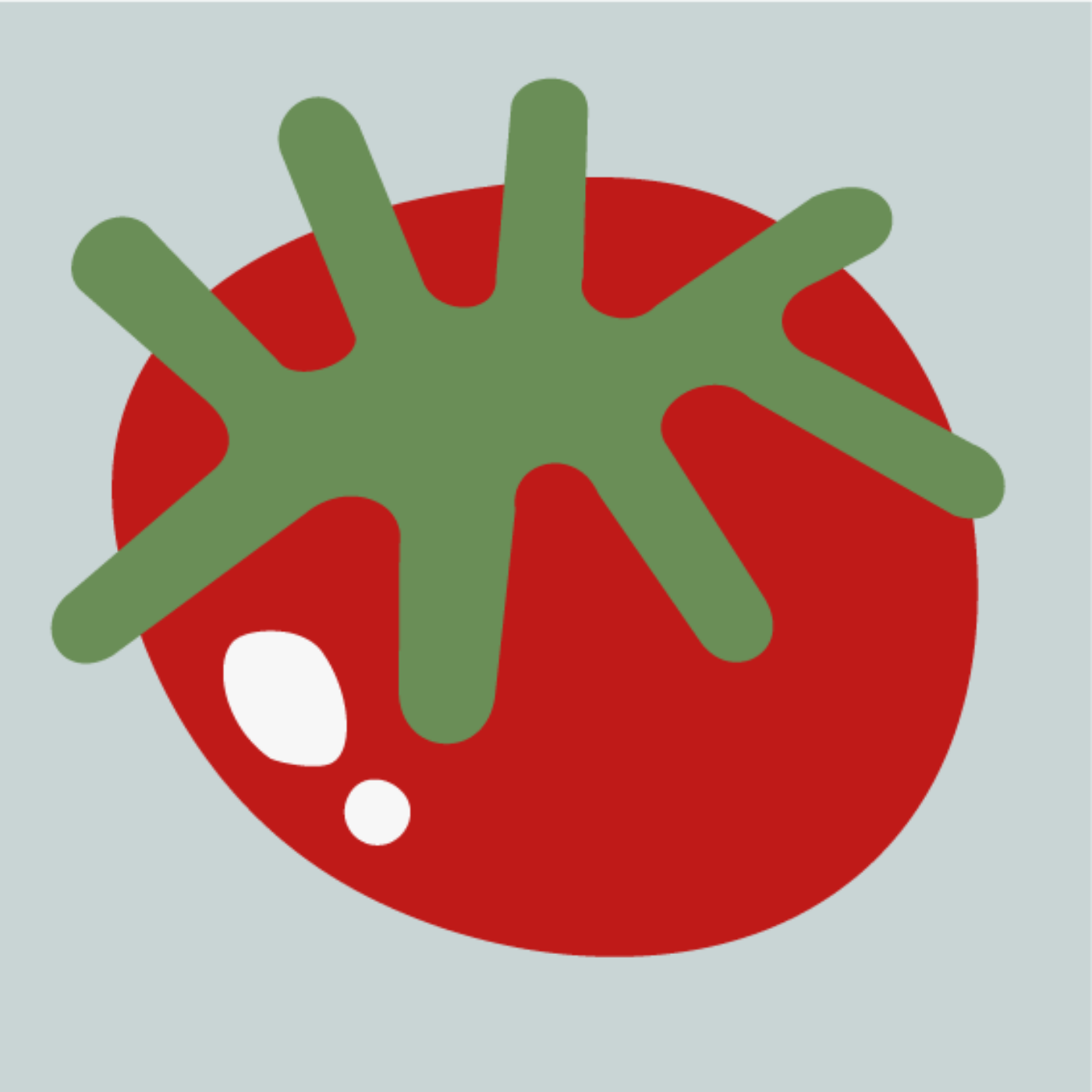 tomatos! par Zoé Moiroud — motif de carreau de ciment