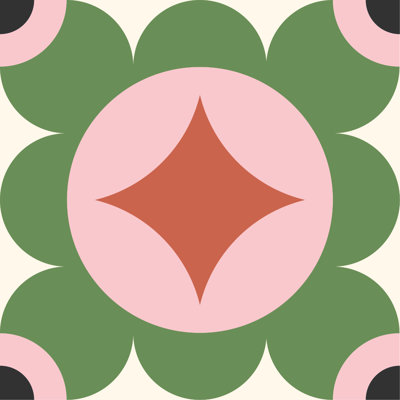 Osmose par Allison D'Amicis — motif de carreau de ciment