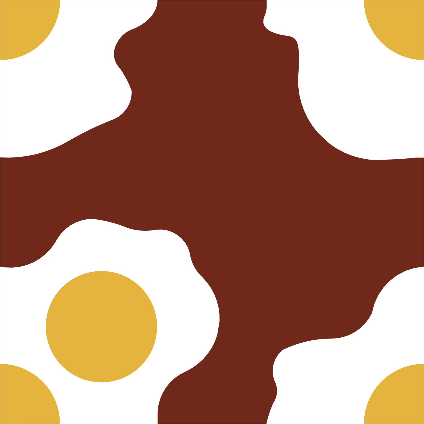 les oeufs par Regis Pericot-Maillol — motif de carreau de ciment
