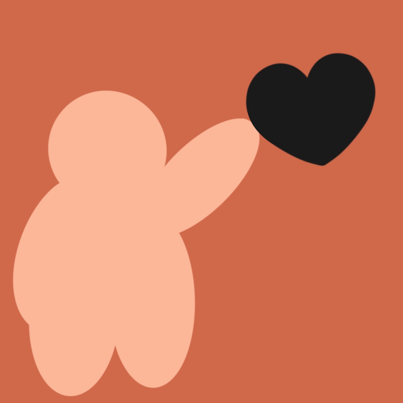 Love you par Eléonore Vadez — motif de carreau de ciment