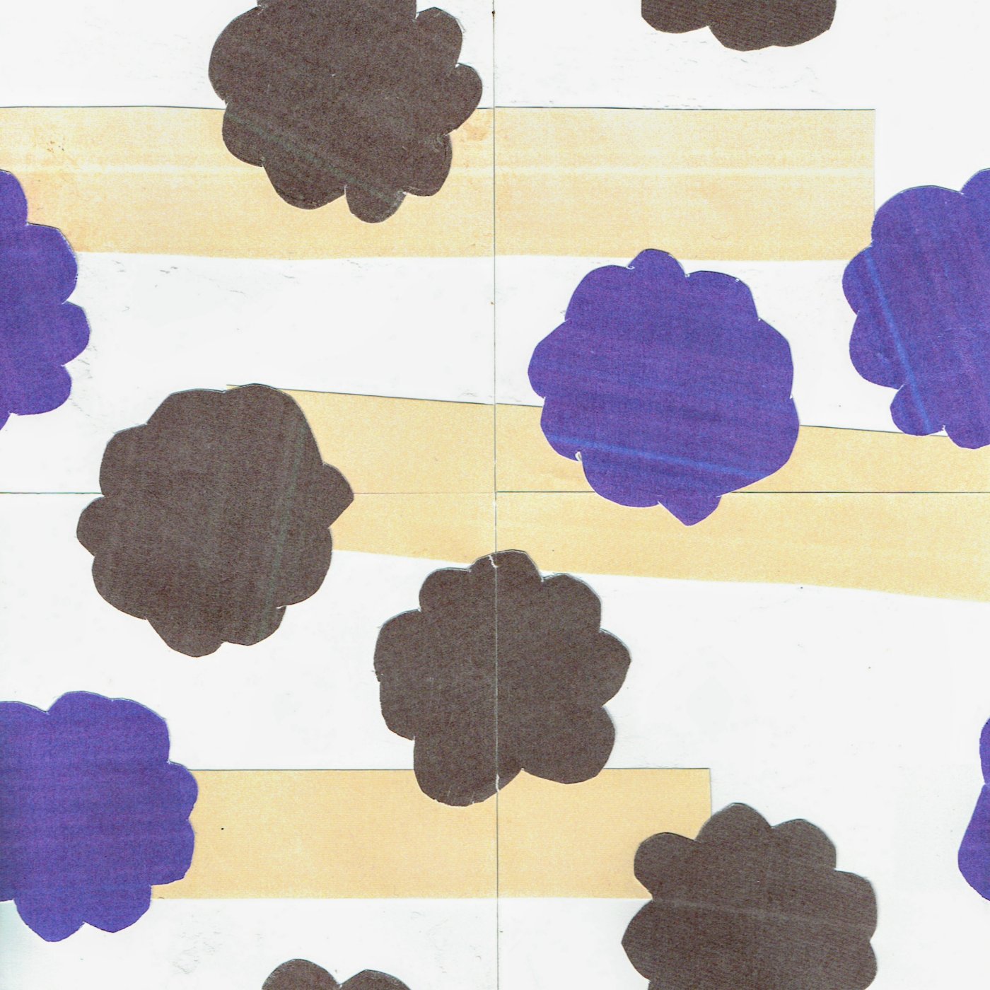 Cloud stripes par Médine Sean — motif de carreau de ciment