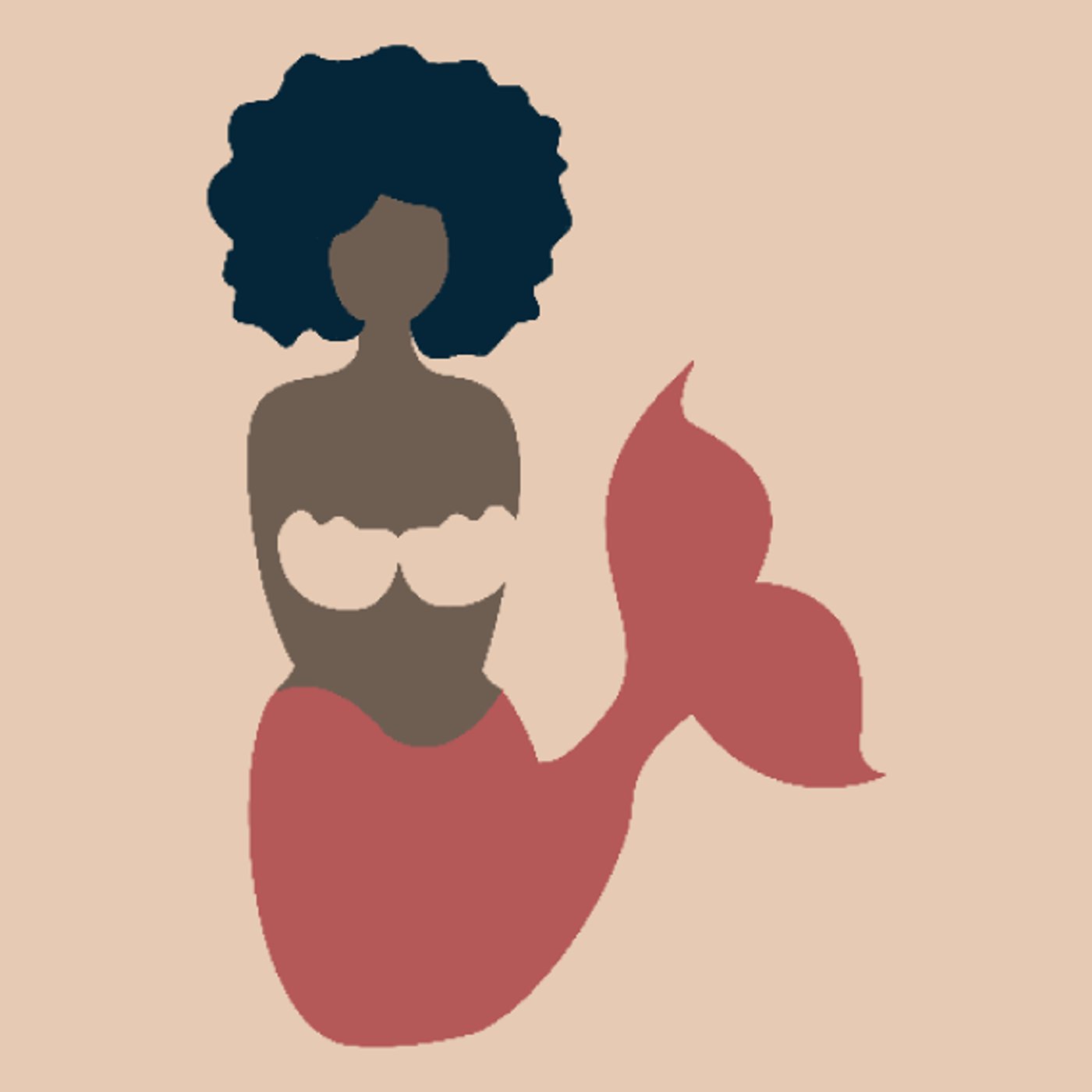 Mermaid and octopus in the top par Alexandrie Creative Studio — motif de carreau de ciment