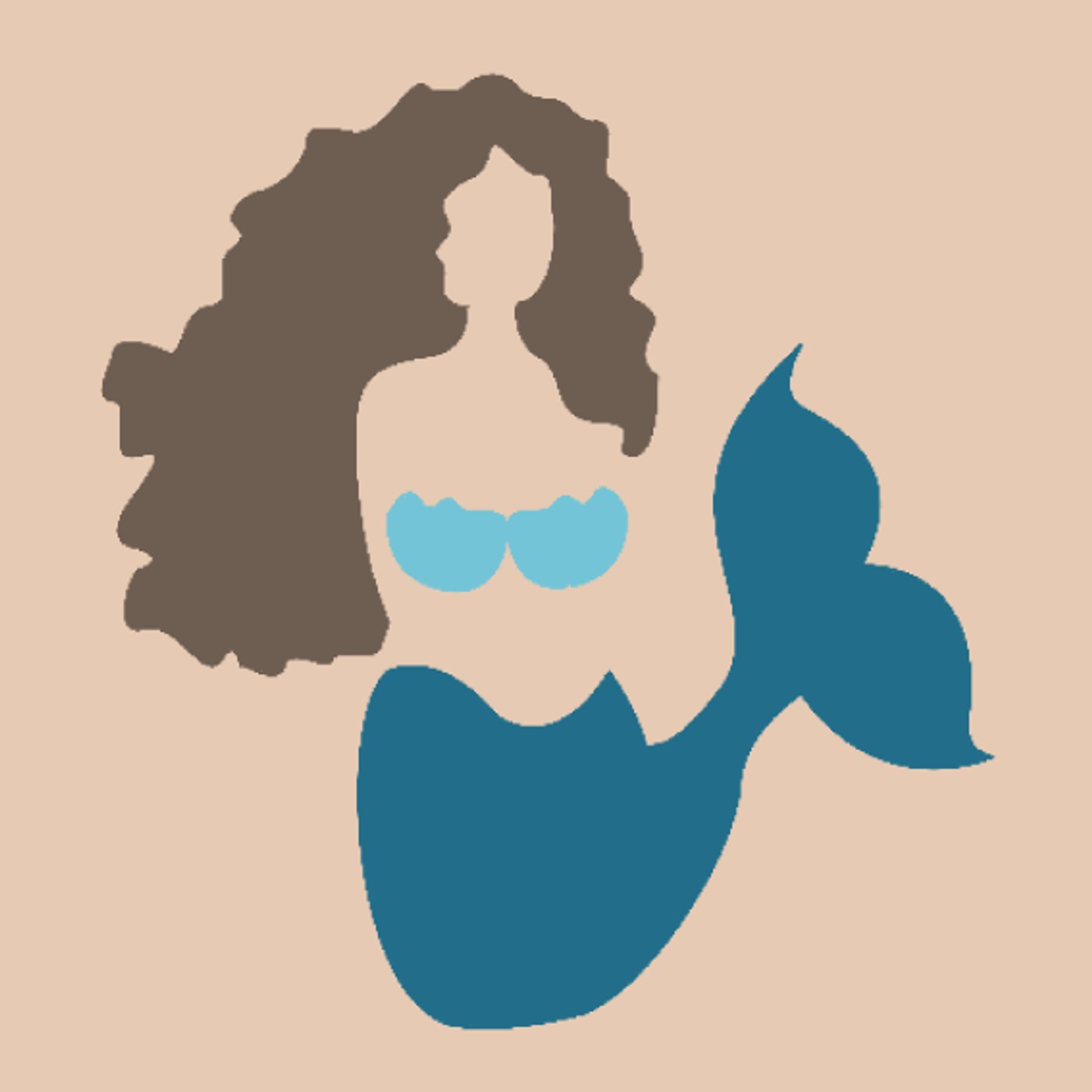Mermaid and octopus in the top par Alexandrie Creative Studio — motif de carreau de ciment
