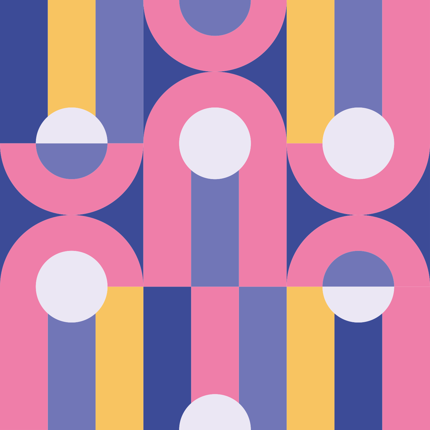 GEOMETRIK 2 par Bianca Therond — motif de carreau de ciment